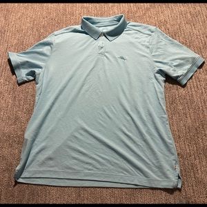 Light blue polo shirt